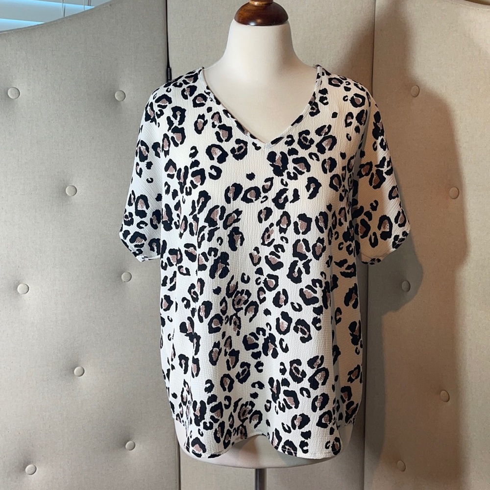 NWT Animal Print Top
